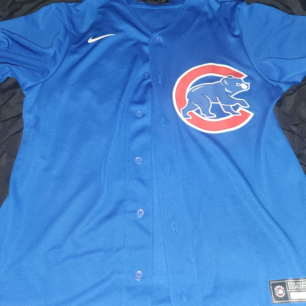 Nike Royal Blue Cubs Jersey Size M